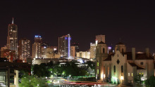 Denver Skyline at Night