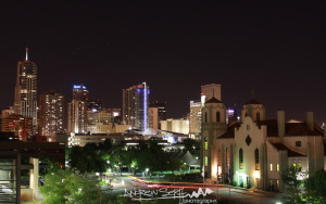 Denver Skyline at Night